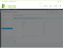 Tablet Screenshot of entienda.cl